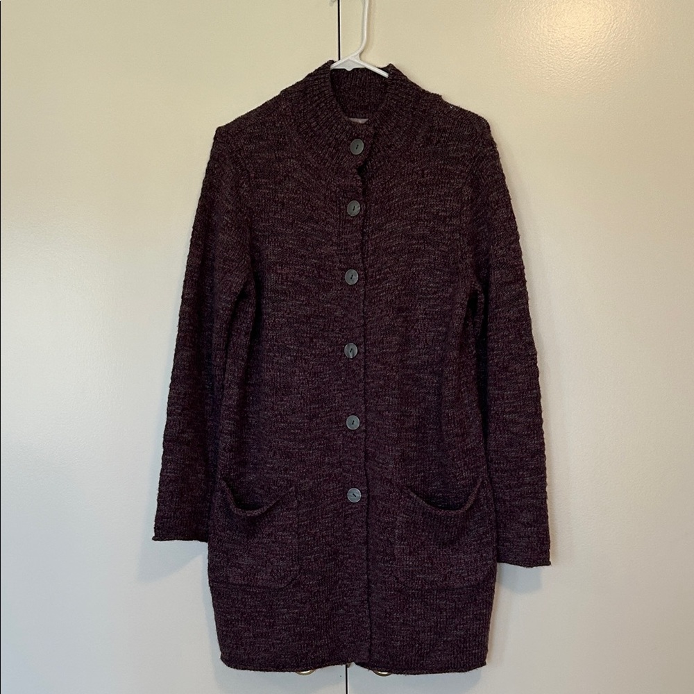 J. Jill purple wool blend  Cardigan / jacket size medium